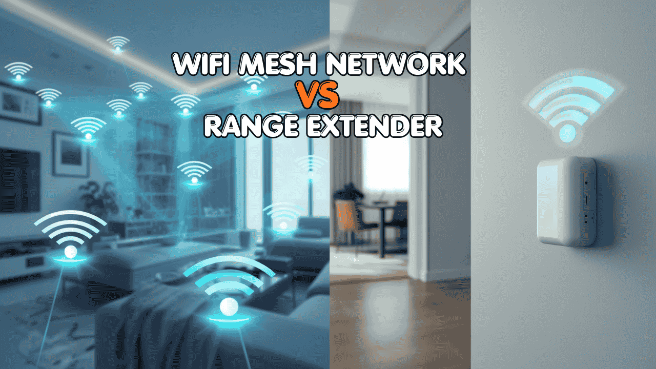 wifi mesh network vs range extender