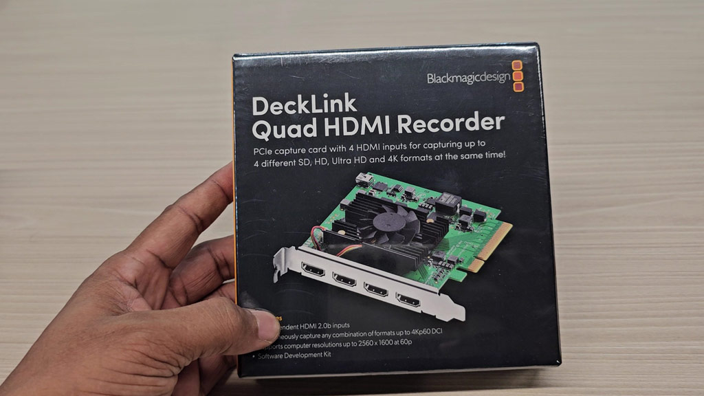 DeckLink Quad HDMI Recorder retail box